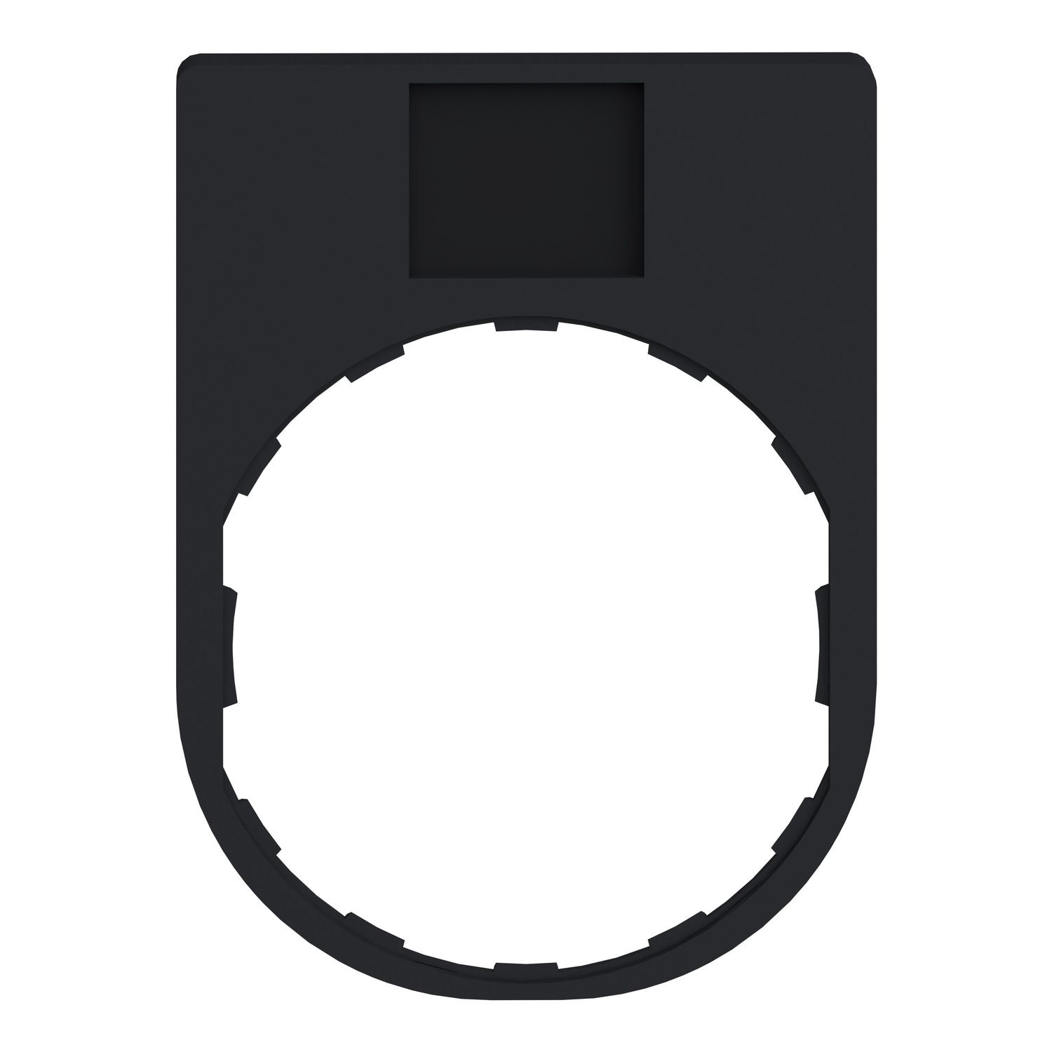 Picture of Legend holder 30x40mm, Harmony XB4, plastic, with legend 8x27mm, marked I