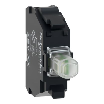 Picture of Light block, Harmony XB4, Harmony XB5, for head 22mm, universal LED, screw clamp terminals, 24...120V AC DC