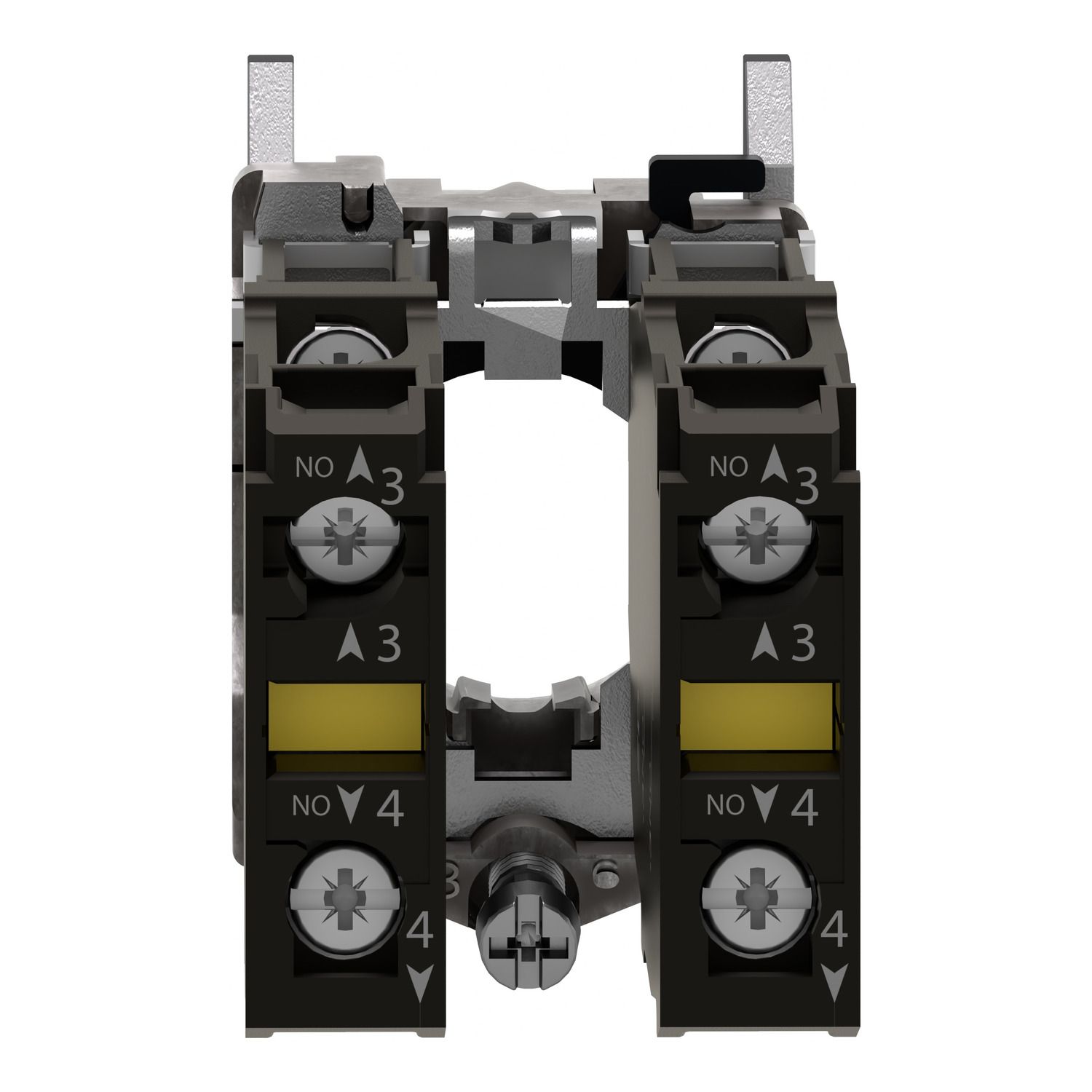 Picture of Contact block with body fixing collar for 4 direction joystick controller, Harmony XB4