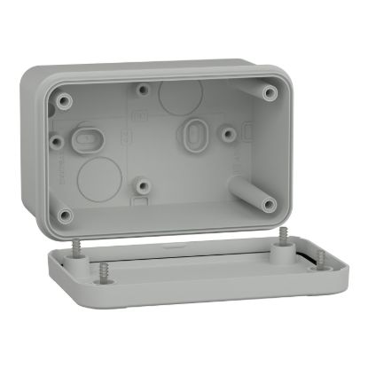 Picture of PC box, Thalassa, IP66 IK08 RAL7035 Int.H105W65D55 Ext.H116W74D62 opaque PC cover H10