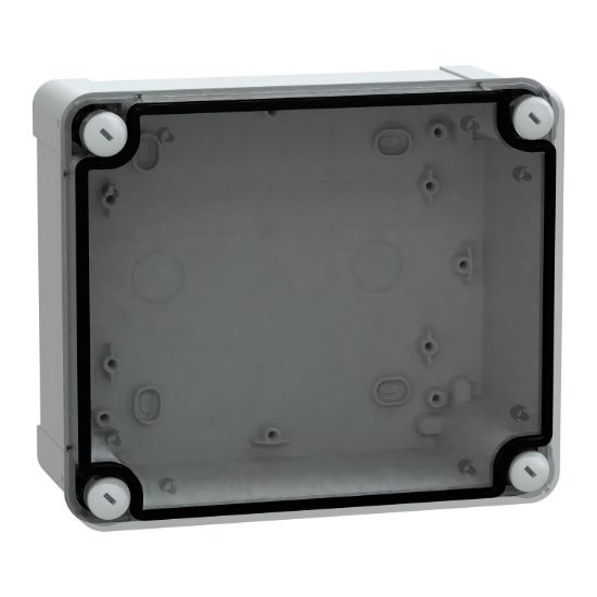 Picture of PC box, Thalassa, IP66 IK08 RAL7035 Int.H175W150D80 Ext.H193W164D87 Transp.cover H20