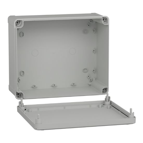 Picture of PC box, Thalassa, IP66 IK08 RAL7035 Int.H275W225D120 Ext.H291W241D128 opaque PC cover H20
