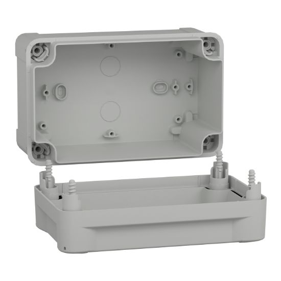 Picture of ABS box, Thalassa, IP66 IK07 RAL7035 Int.H175W105D100 Ext.H192W121D105 Opaque cover H40