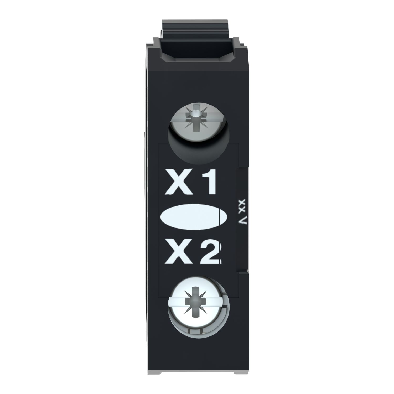 Picture of Light block, Harmony XB4 XB5, white, for head 22mm, universal LED, screw clamp terminals, 12V AC DC