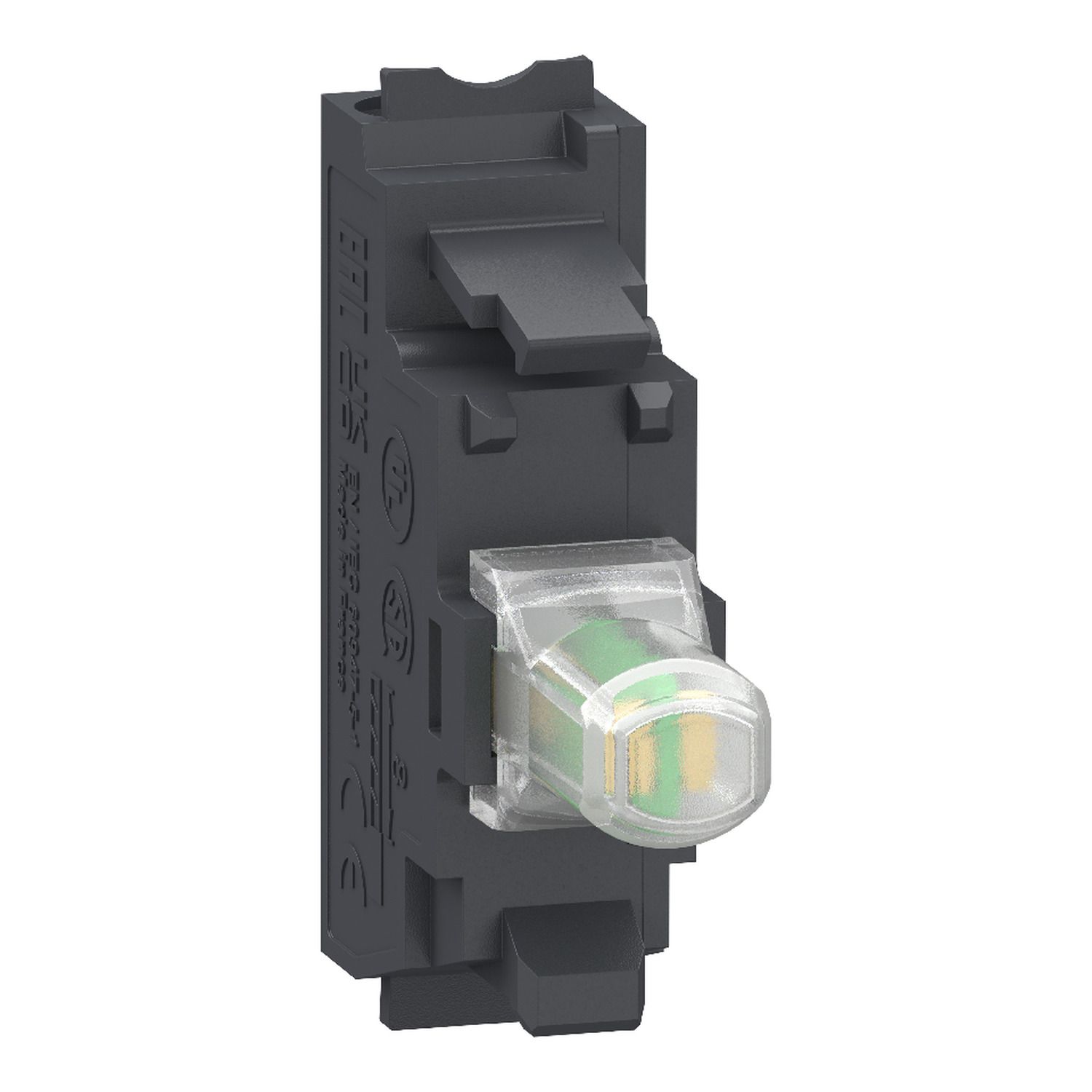 Picture of Light block, Harmony XB4, Harmony XB5, for head 22mm, universal LED, 12V AC DC, compact push in terminals