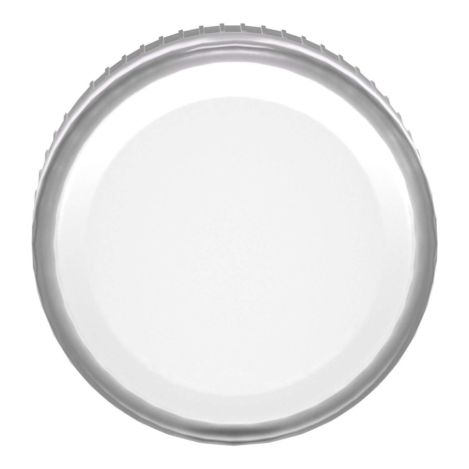 Picture of Head for pilot light, Harmony XB4, metal, white, 22mm, plain lens for BA9s bulb