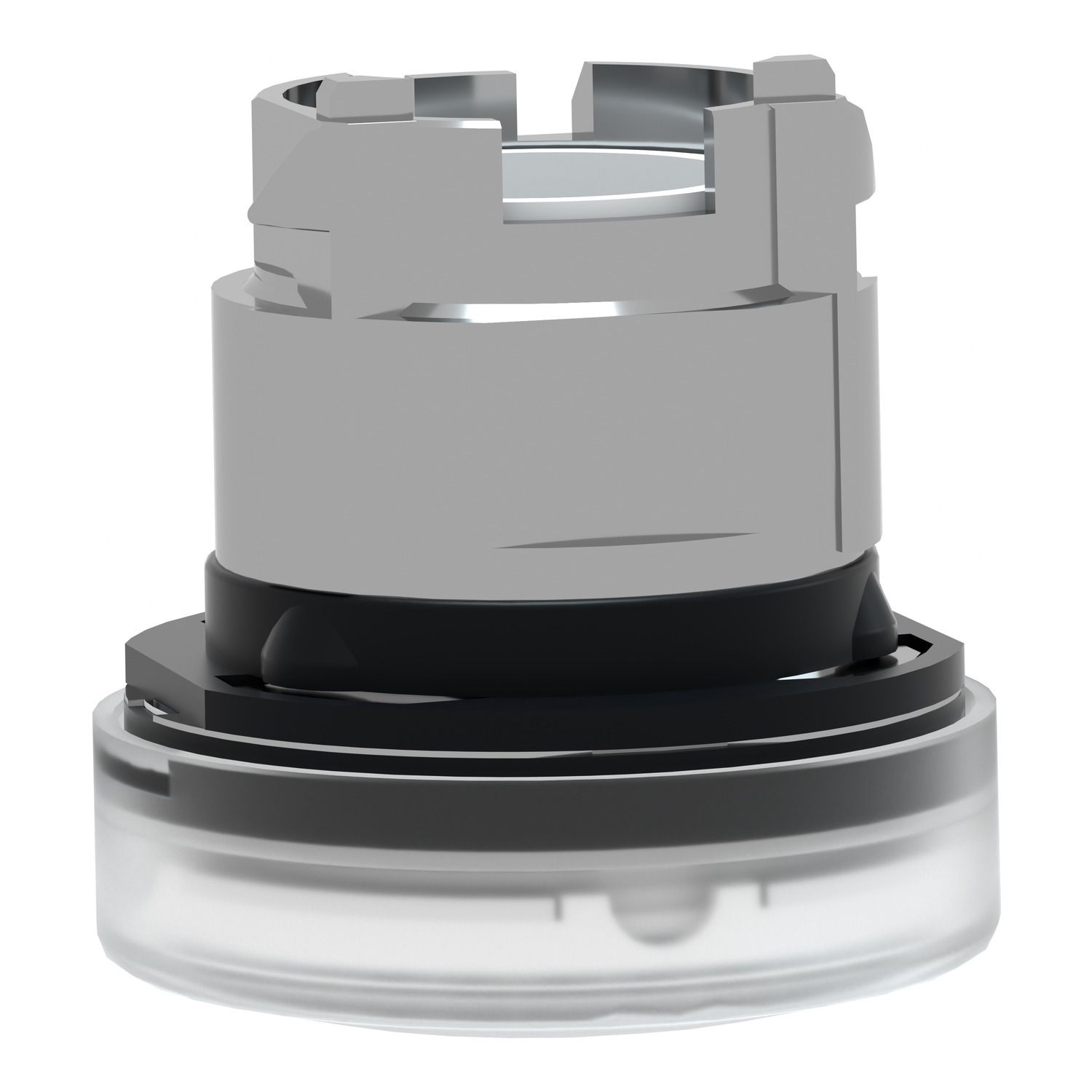 Picture of Head for pilot light, Harmony XB4, metal, clear, 22mm, plain lens for BA9s bulb