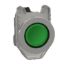 Picture of Pilot light, Harmony XB4,metal, green flush mounted, 30mm, universal LED, plain lens, 230...240V AC
