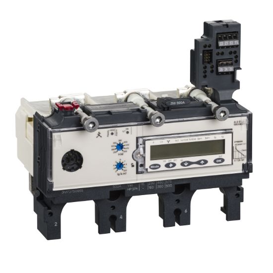 Picture of trip unit MicroLogic 6.3 E-M for ComPact NSX 630 circuit breakers, electronic, rating 500 A, 3 poles 3d