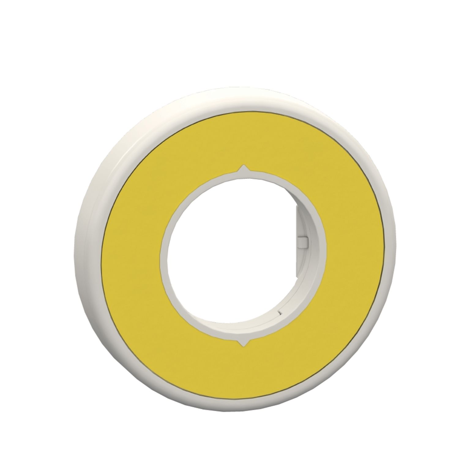 Picture of ILLUMINATED LEGEND RING 24V 1 COLOR RED FIXED LED UNMARKED YELLOW LABEL