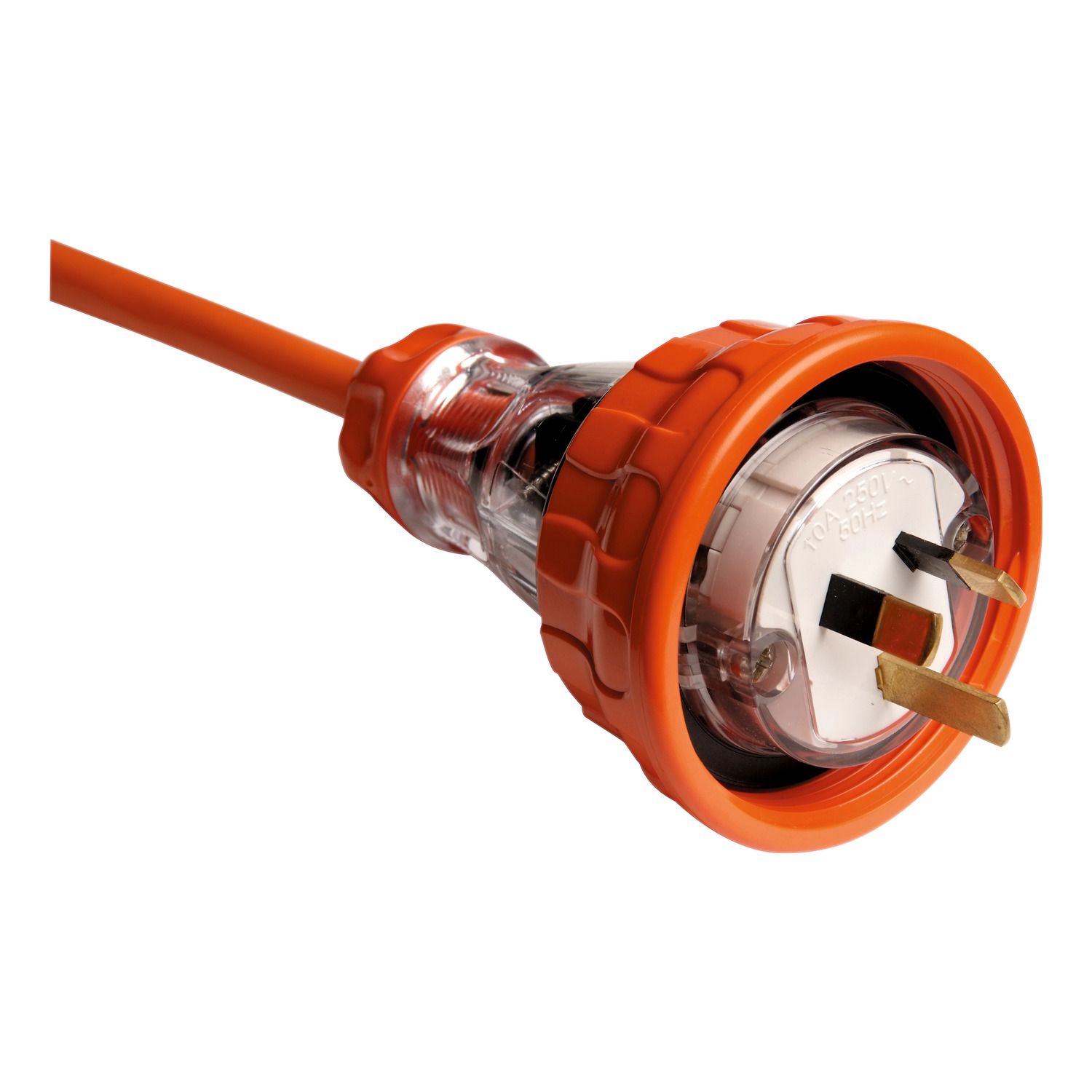 Picture of Plug Top, Clipsal - 56 Series, Straight, 3 Flat PIN, 10A, 250V, IP66