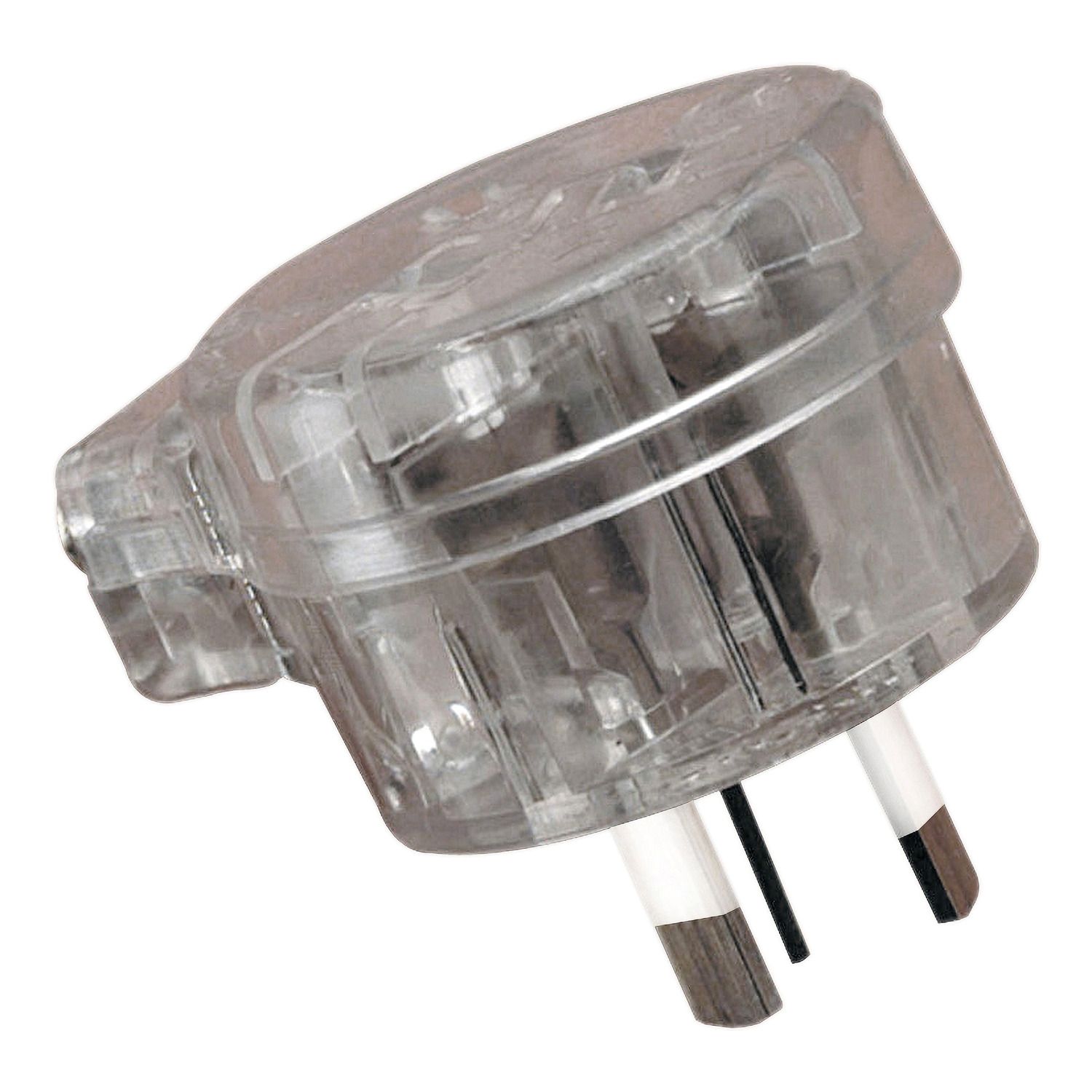 Picture of Dual Adaptor Plug, Standard Series, Insulated PIN, 10A, 250V