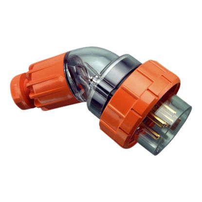 Picture of Angled Plug, Clipsal - 56 Series, IP66, 500V 10A - 5 Round Pins