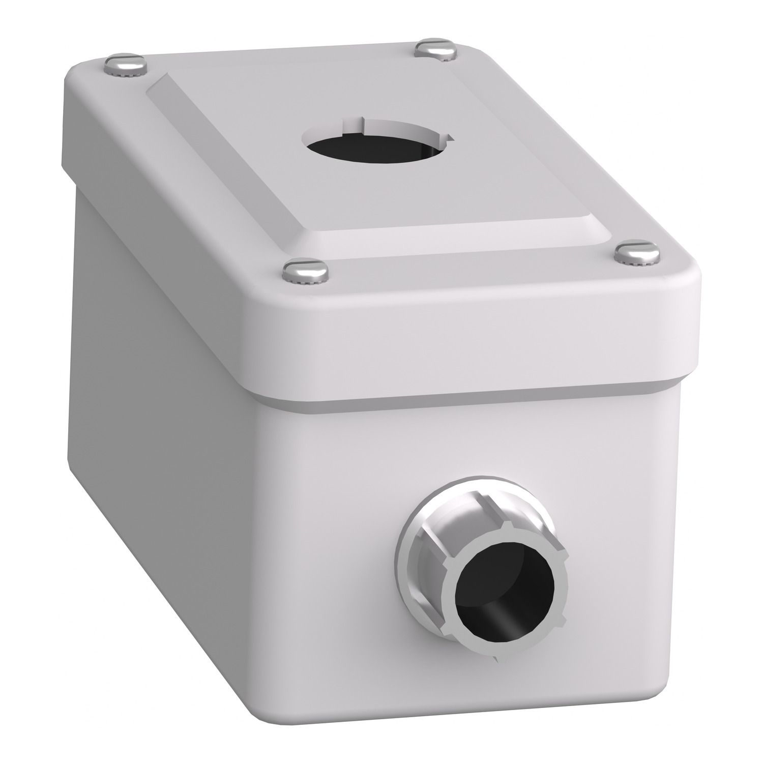 Picture of Empty enclosure control station, Harmony 9001K, Harmony 9001SK, plastic, 1 cut out, 30mm, for 3 4 cable entry