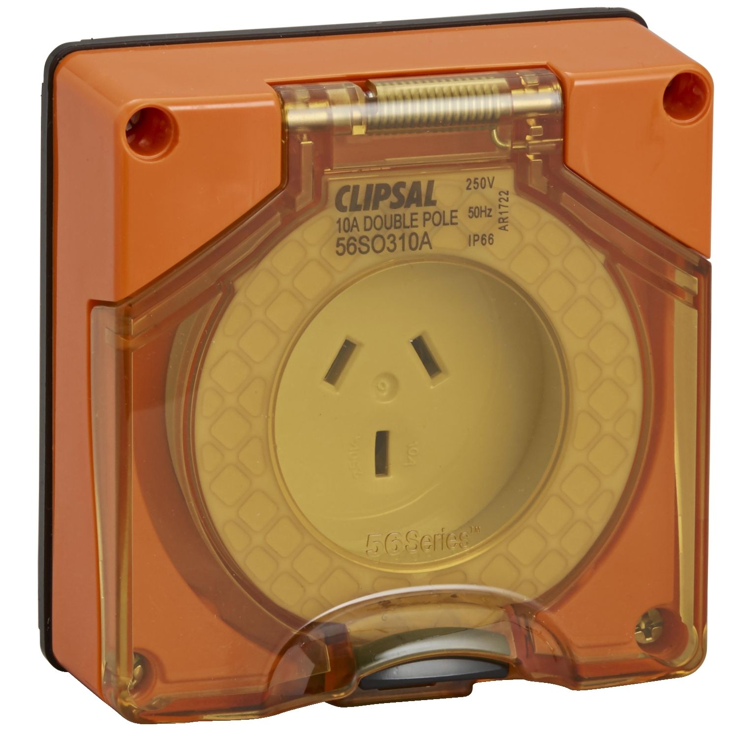 Picture of Socket Outlet, Clipsal - 56 Series, Surface Auto 10A Less Enclosure