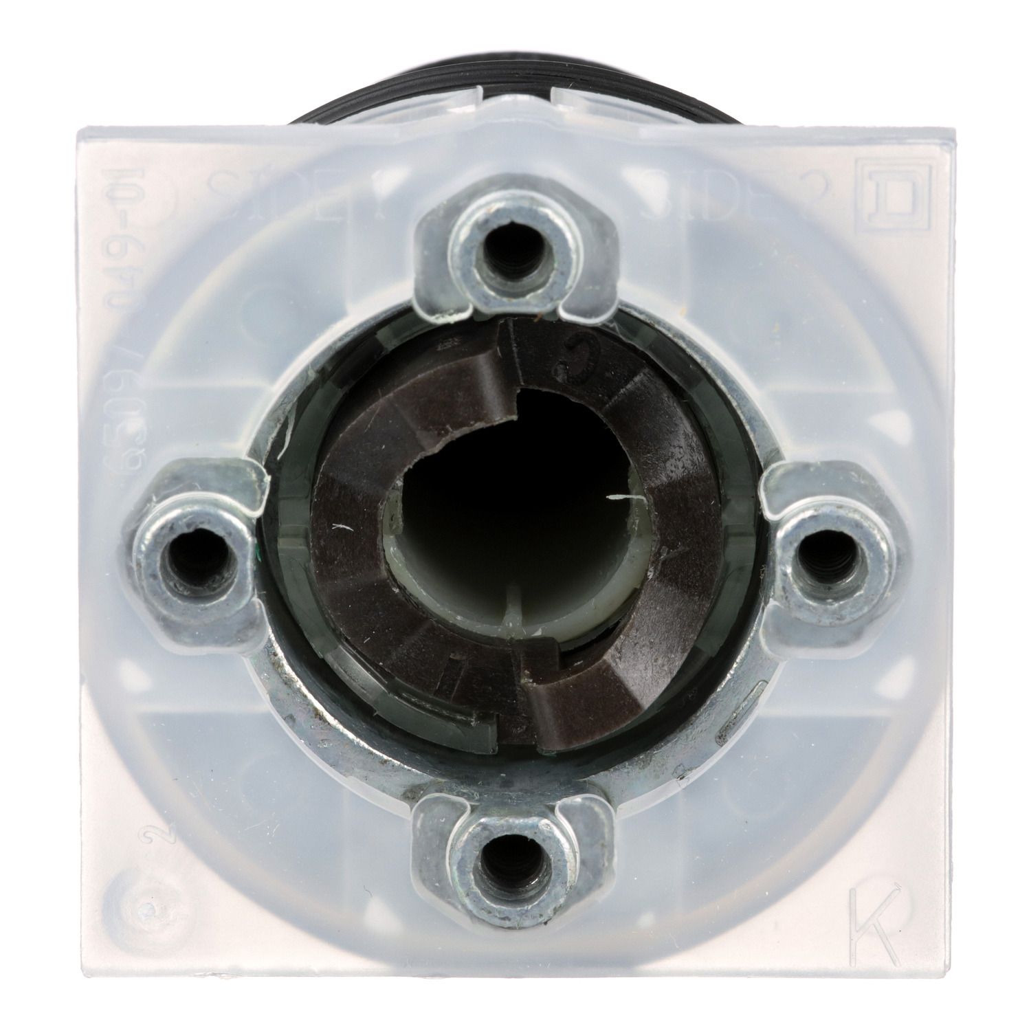 Picture of Head for selector switch, Harmony 9001K, metal, standard handle, black, 30mm, 3 positions, return both sides to center