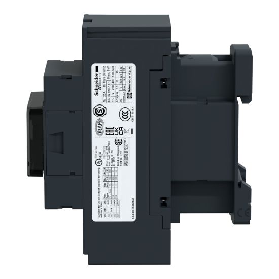 Picture of Contactor, TeSys Deca, 3P(3NO), AC-3/AC-3e, <=440V, 25A, 24V DC low consumption coil, spring terminals