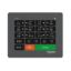 Picture of USB keyboard - 12 function - keys with LEDs integrated - alphanumeric input