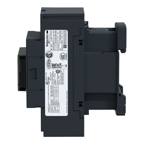 Picture of Contactor, TeSys Deca, 3P(3NO), AC-3/AC-3e, <=440V, 18A, 24V DC low consumption coil, spring terminals