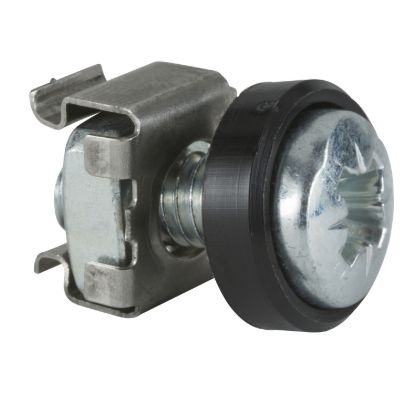 Picture of Actassi - set of 30 screw M6 with washers and cage nuts for 9.5 mm square holes