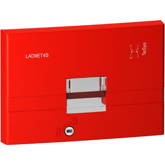 Picture of Safety red protective cover for TeSys Deca contactor, LC1D115...150