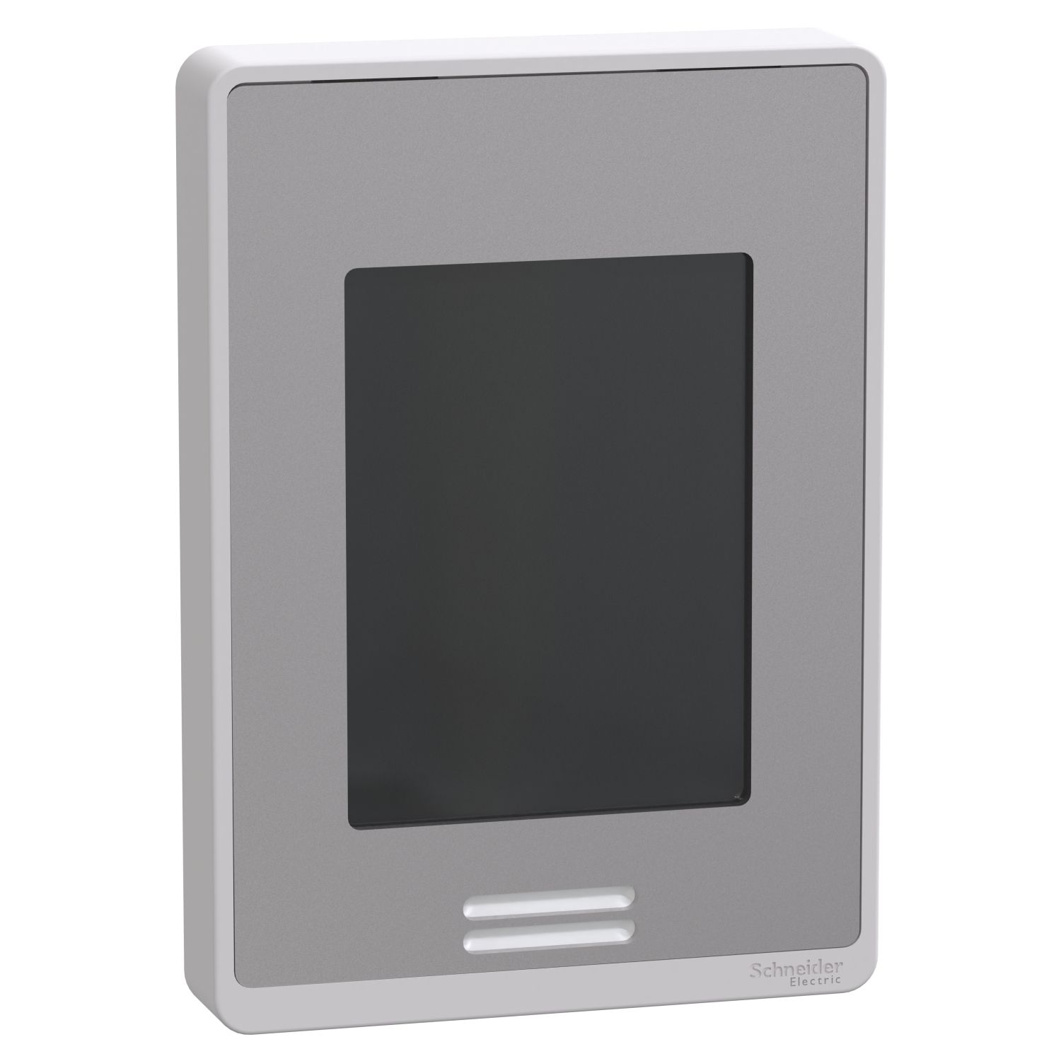 Picture of Line-Voltage Fan Coil Room Controller: BACnet MS/TP, RH sensor & control, PIR motion sensor, Silver Case/Fascia