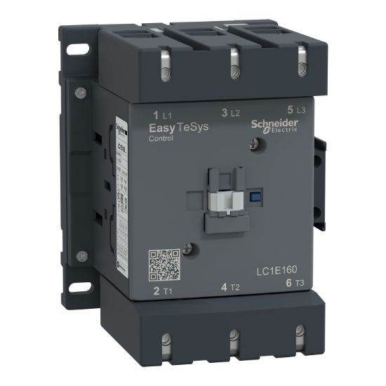 Picture of Contactor,Easy TeSys Control,LC1E,3P(3NO),AC-3,<=440V,160A,110V AC coil,50Hz