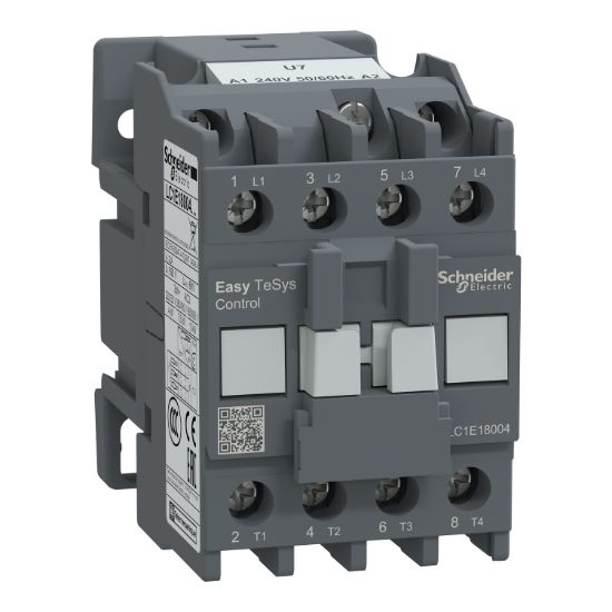 Picture of Contactor,Easy TeSys Control,LC1E,4P(4NO),AC-1 32A,240V