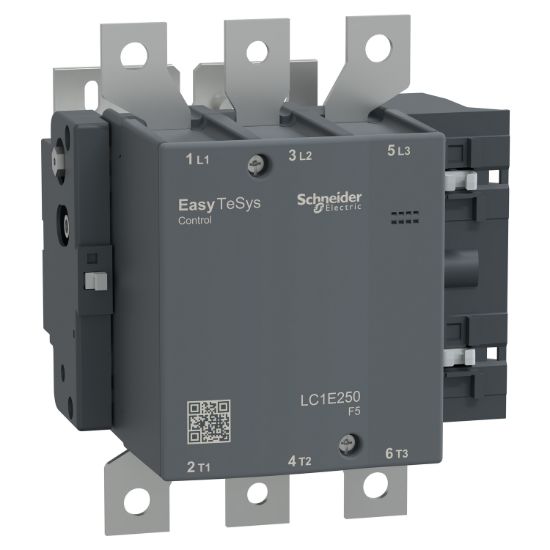 Picture of Contactor,Easy TeSys Control,LC1E,3P(3NO),AC-3,<=440V,250A,110V AC coil,50Hz