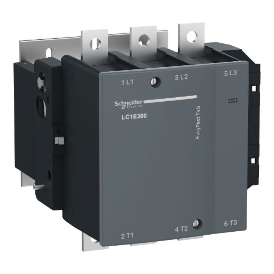 Picture of Contactor,Easy TeSys Control,LC1E,3P(3NO),AC-3/AC-3e,<=440V,300A/265A,48V AC coil,50Hz