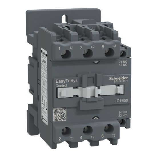 Picture of Contactor,Easy TeSys Control,LC1E,3P(3NO),AC-3,<=440V,50A,240V AC coil,50Hz