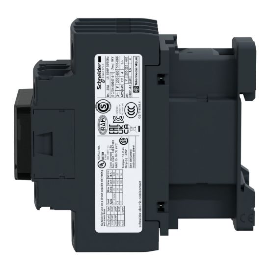 Picture of Contactor, TeSys Deca, 4P(2NO+2NC), AC-1, <=440V, 25A, 120V AC 50/60Hz coil, screw clamp terminal