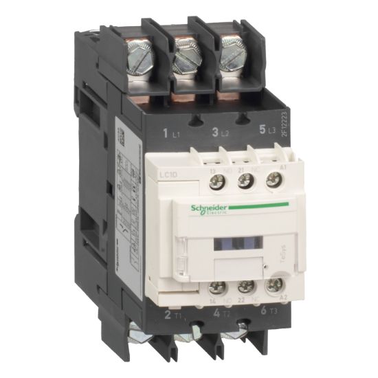 Picture of TeSys Deca contactor , 3P(3 NO) , AC-3 , <= 440V, 40 A , 42V AC 50/60 Hz coil