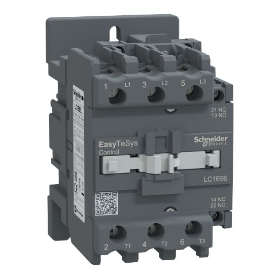 Picture of Contactor,Easy TeSys Control,LC1E,3P(3NO),AC-3,<=440V,65A,240V AC coil,50Hz