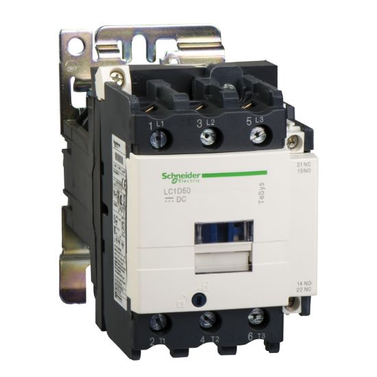 Picture of contactor TeSys Deca - 3 poles - AC-3 440V 50 A - coil 12 V DC