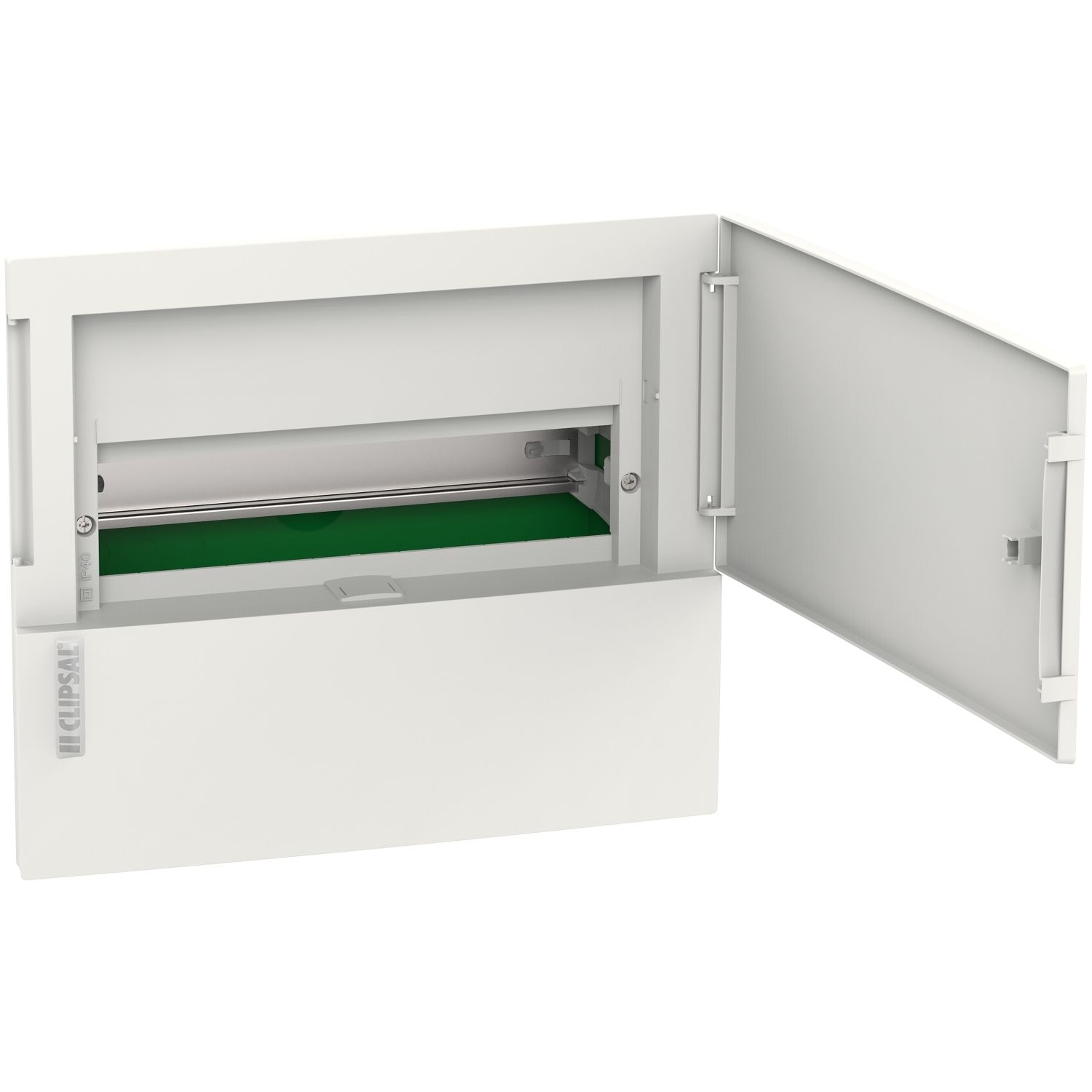 Picture of Consumer switchboard, Clipsal Resi MAX, 1 row 8 modules Flush Mounted