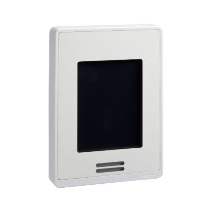 Picture of Low-Voltage Fan Coil Room Controller & Zone Controller: BACnet MS/TP, RH sensor & control, PIR motion sensor, White Case/Fascia