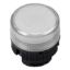 Picture of Head for pilot light, Harmony XAC, for incandescent bulb, plastic, white cap, 22mm