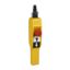 Picture of Pendant control station, Harmony XAC, plastic, yellow, pistol grip, 2 push buttons with NO+NC, 1 emergency stop NC