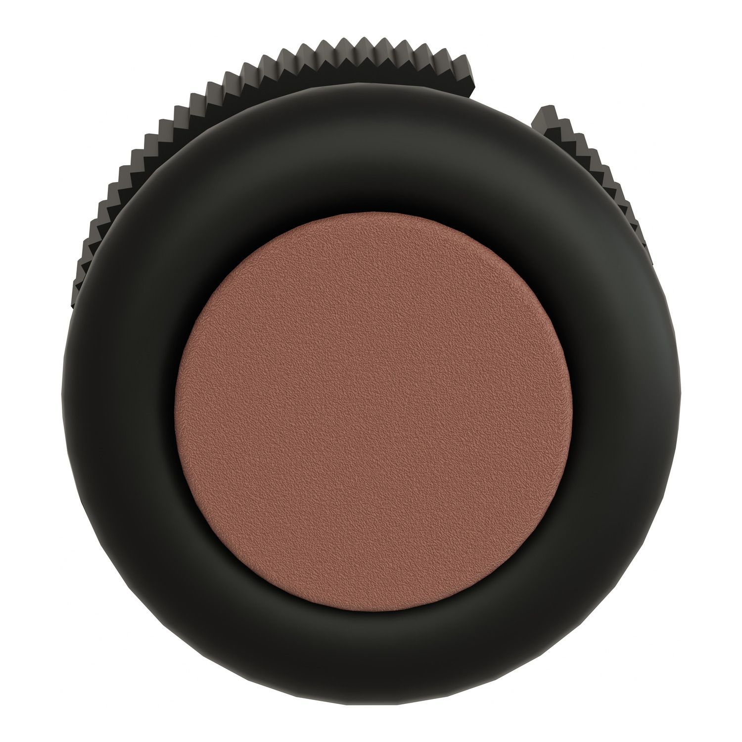 Picture of Push button head, Harmony XAC, plastic, brown, booted, spring return