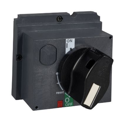 Picture of Direct rotary handle, TeSys GV7, black, padlockable, IP40