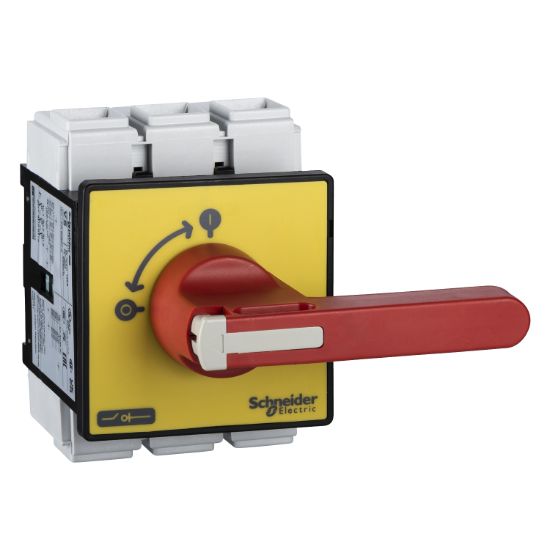 Picture of Emergency stop switch disconnector, TeSys Mini-Vario, 125A, on door