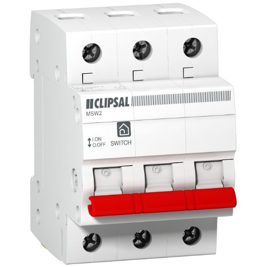 Picture of Main Switch, Clipsal - Max 4, 3P 80 A 415 V