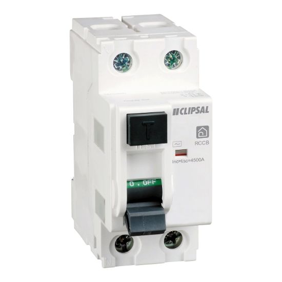 Picture of Residual current circuit breaker, Clipsal Resi MAX, 2P 40 A 30mA Type AC 250 V
