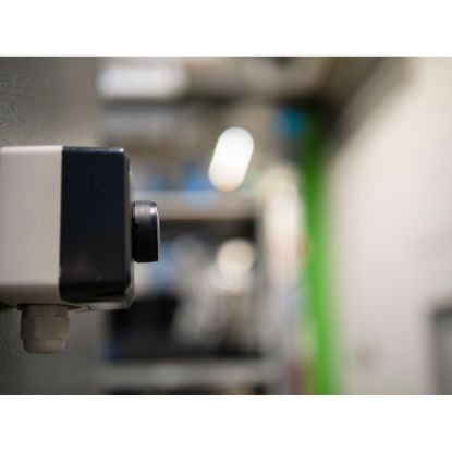 Picture of Control station, Harmony XALD XALK, plastic, dark grey lid, 2 flush push buttons 22mm, marked START STOP, 1NO+1NC