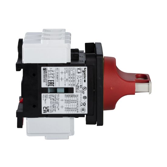 Picture of Emergency stop switch disconnector, TeSys Mini-Vario, 80A, on door