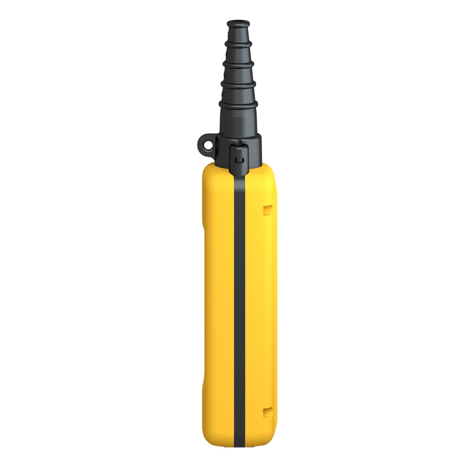 Picture of Empty pendant control station, Harmony XAC, plastic, yellow, 4 cut outs