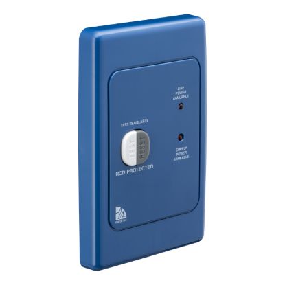 Picture of Residual Current Circuit Breaker, Medilec, 2 Pole, 20A, 10mA, Vertical