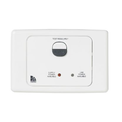 Picture of Residual Current Circuit Breaker, Medilec, 2 Pole, 20A, 10mA, Horizontal