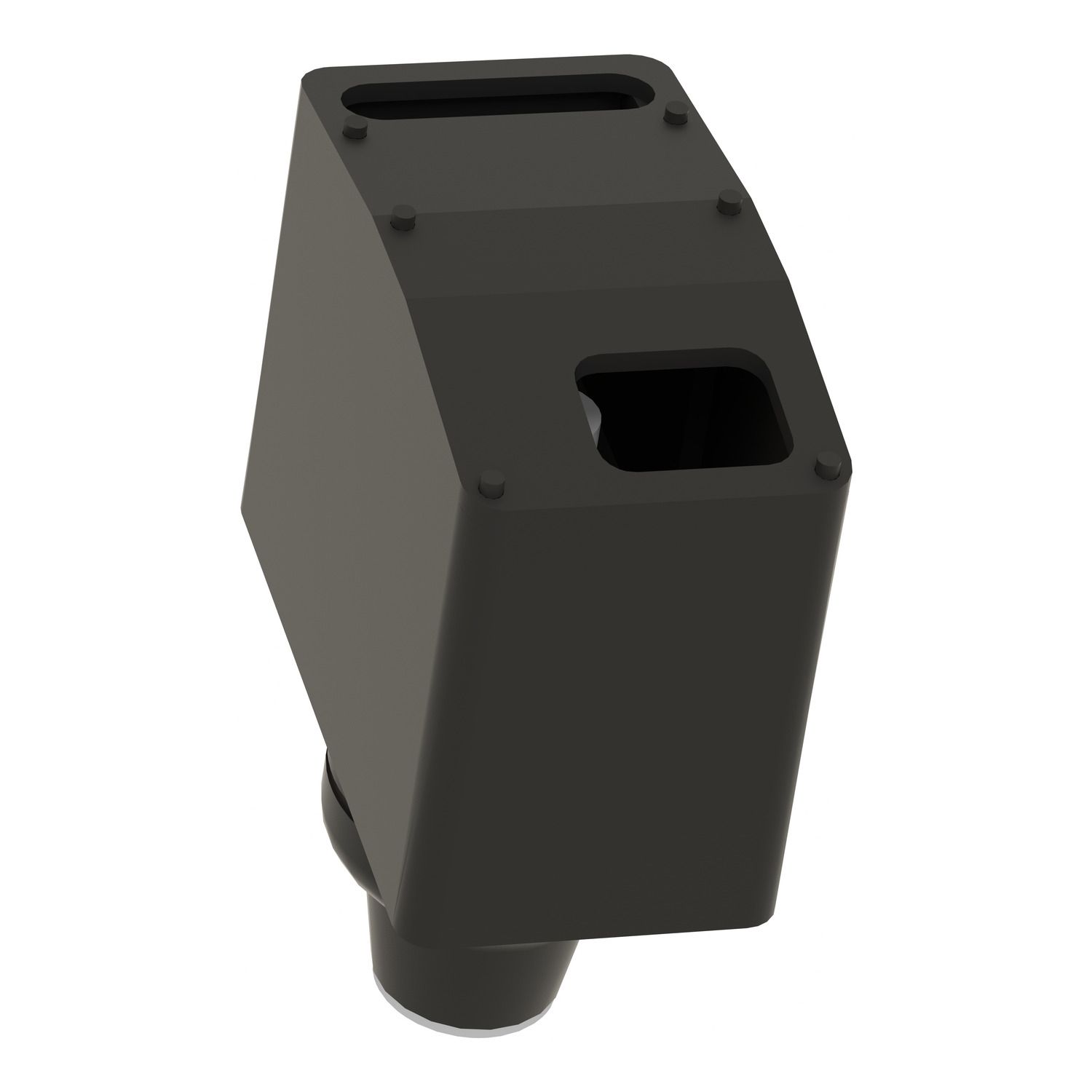 Picture of Push button for control circuit, Harmony XAC, plastic, black, booted, 0...15V DC, 1 NO + 1 NC at start of travel, 1 NO at end of travel